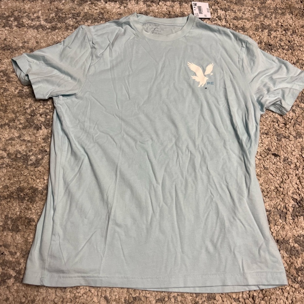 American Eagle Outfitters Sky Blue Tee